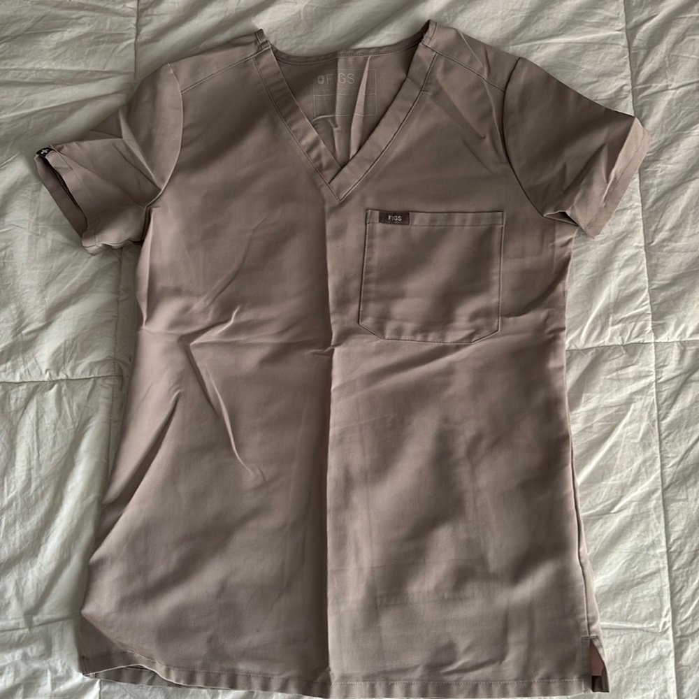 FIGS Catarina scrub top. Slate. XXS.